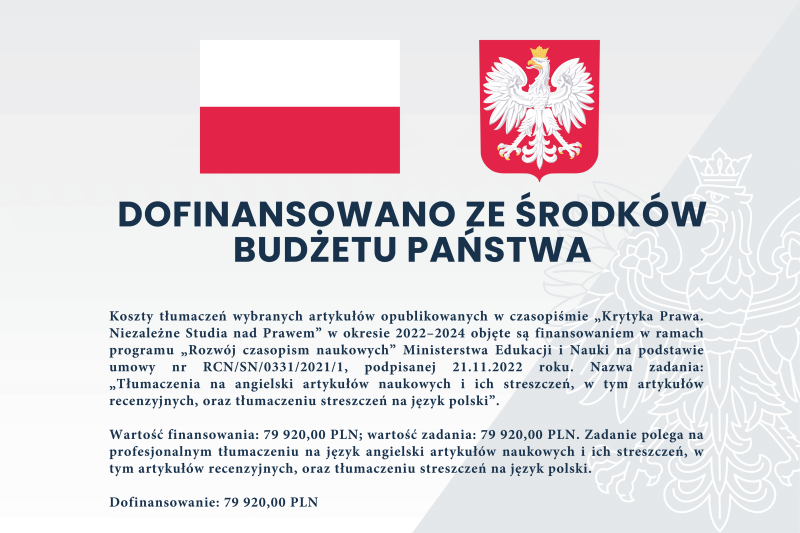 Funded by the state budget